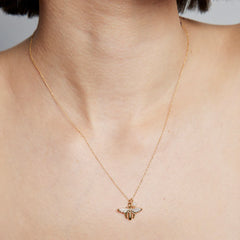 BEE & PEARL NECKLACE