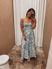 BILLY BLUE FLORAL MAXI