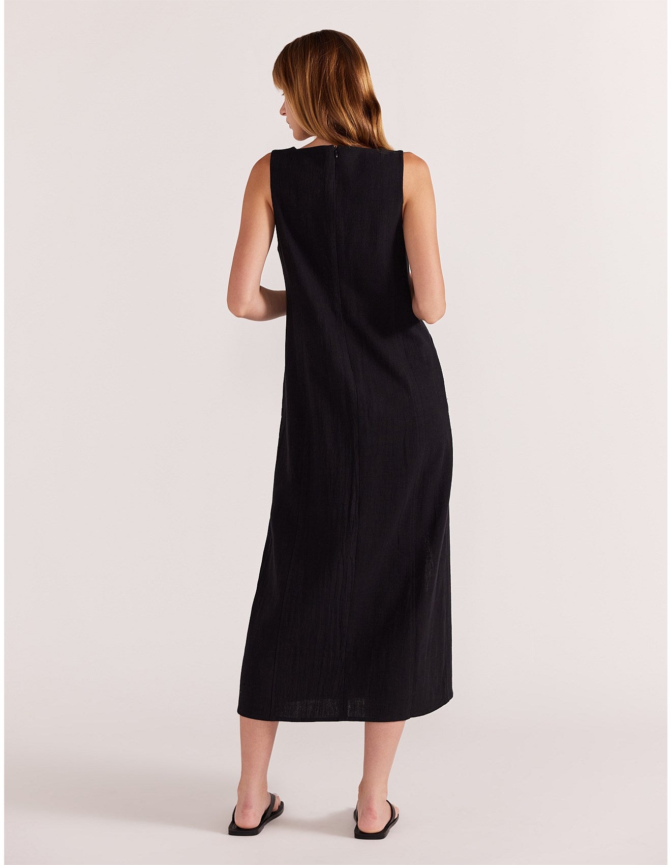 HARPER MIDI SHIFT DRESS