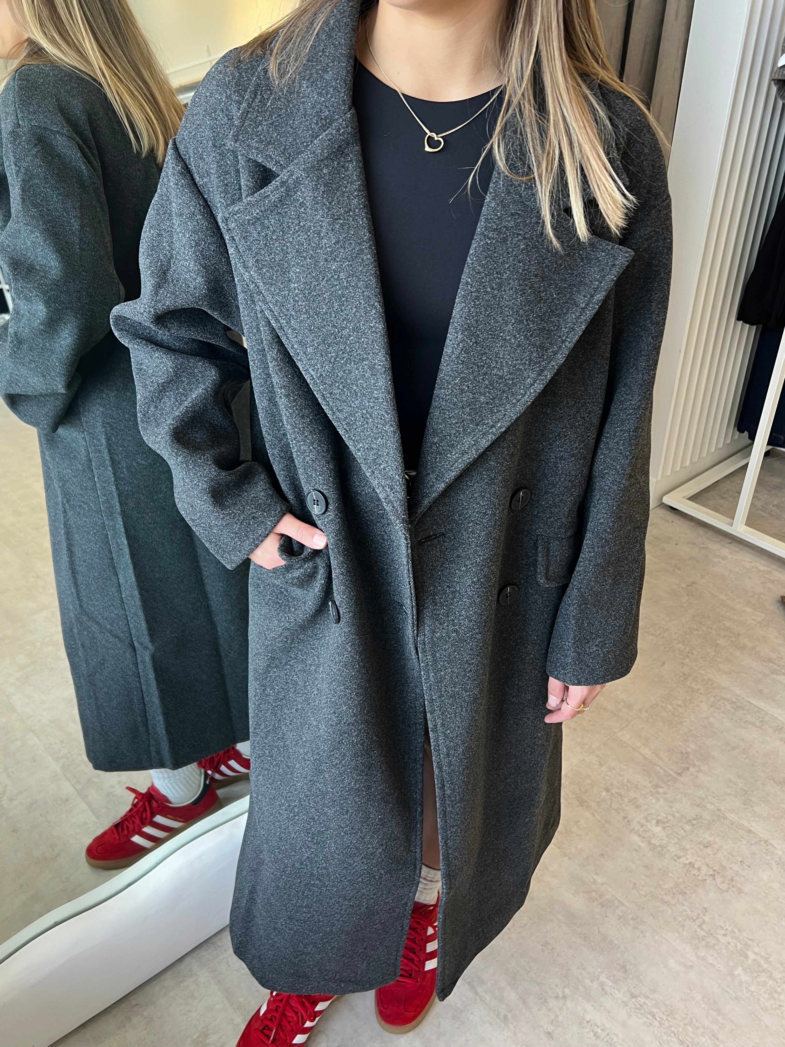 AVA CHARCOAL COAT