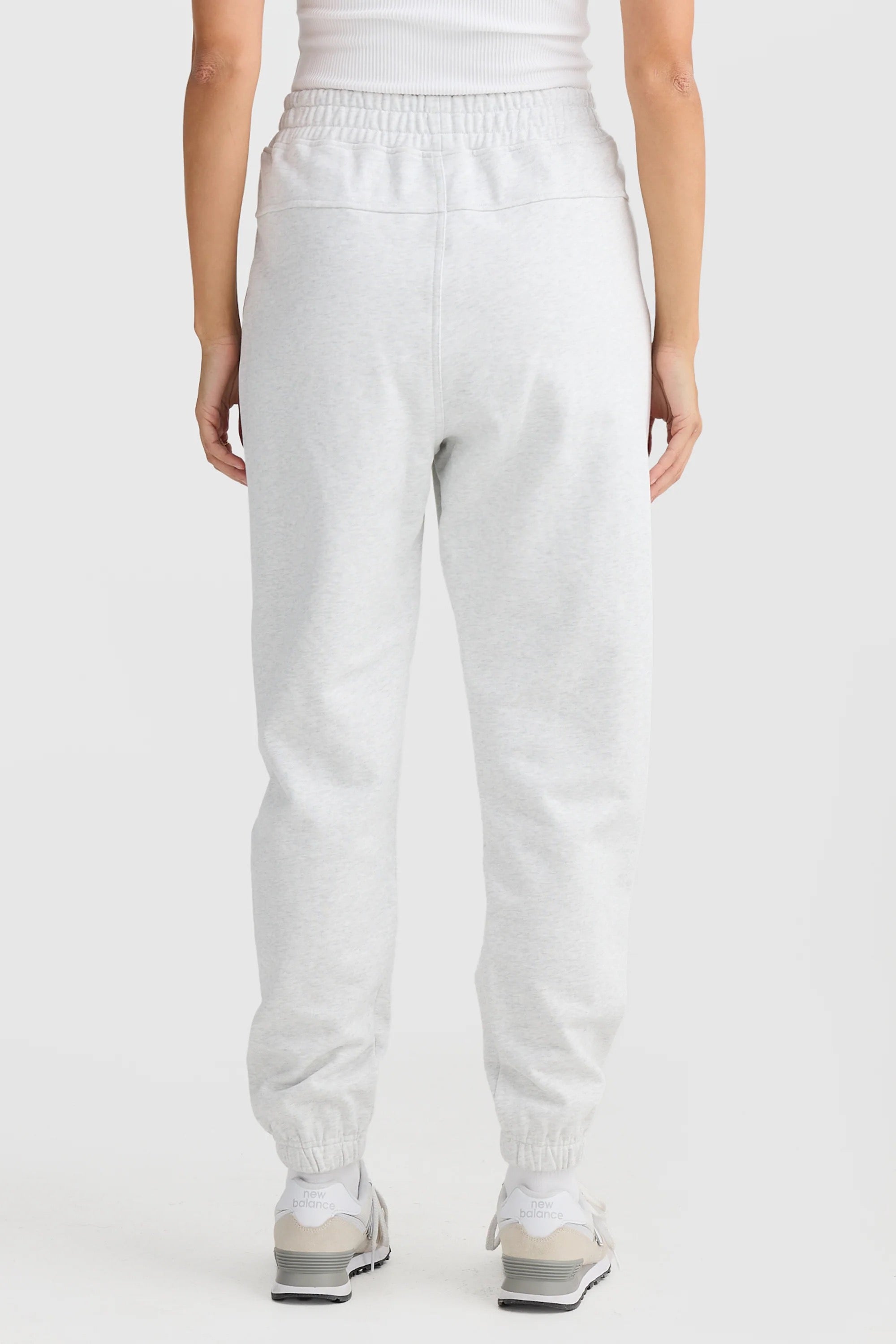 LENA TRACK PANTS WHITE MARLE