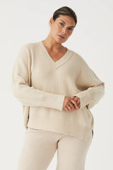 VERA ORGANIC KNIT SWEATER