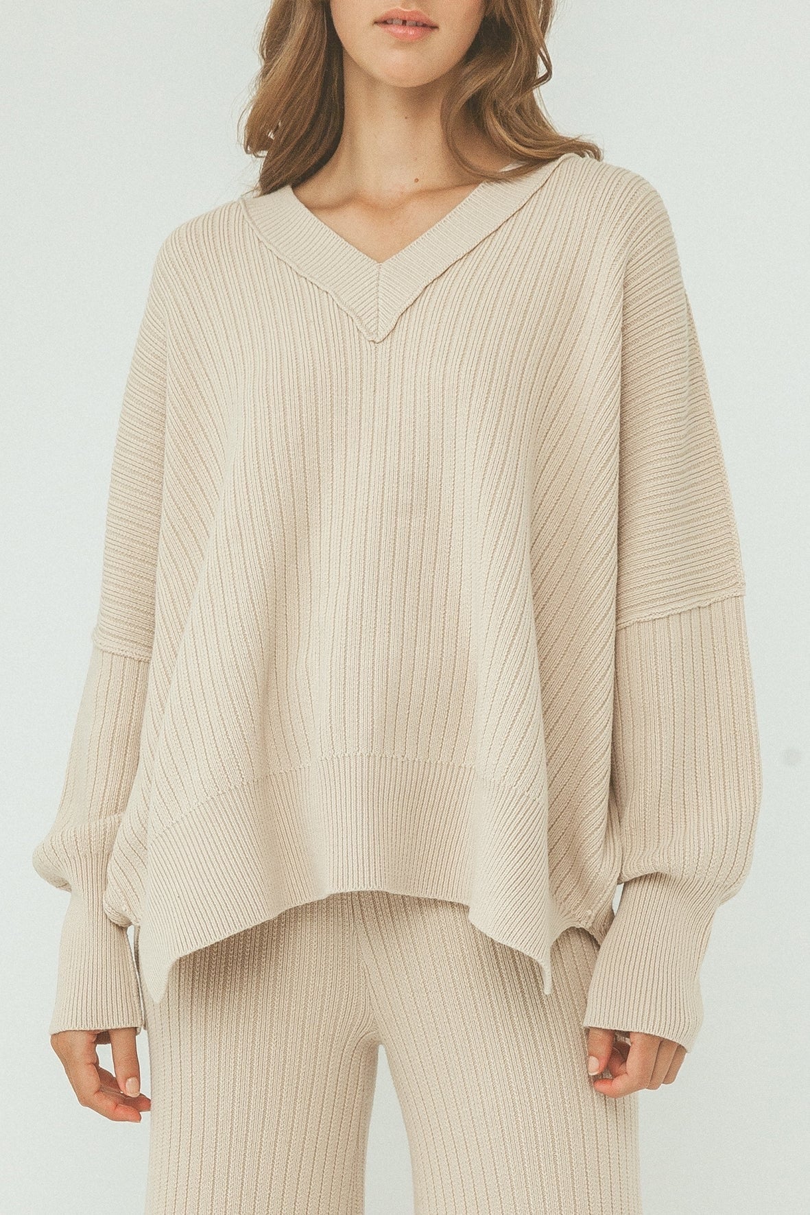 VERA ORGANIC KNIT SWEATER