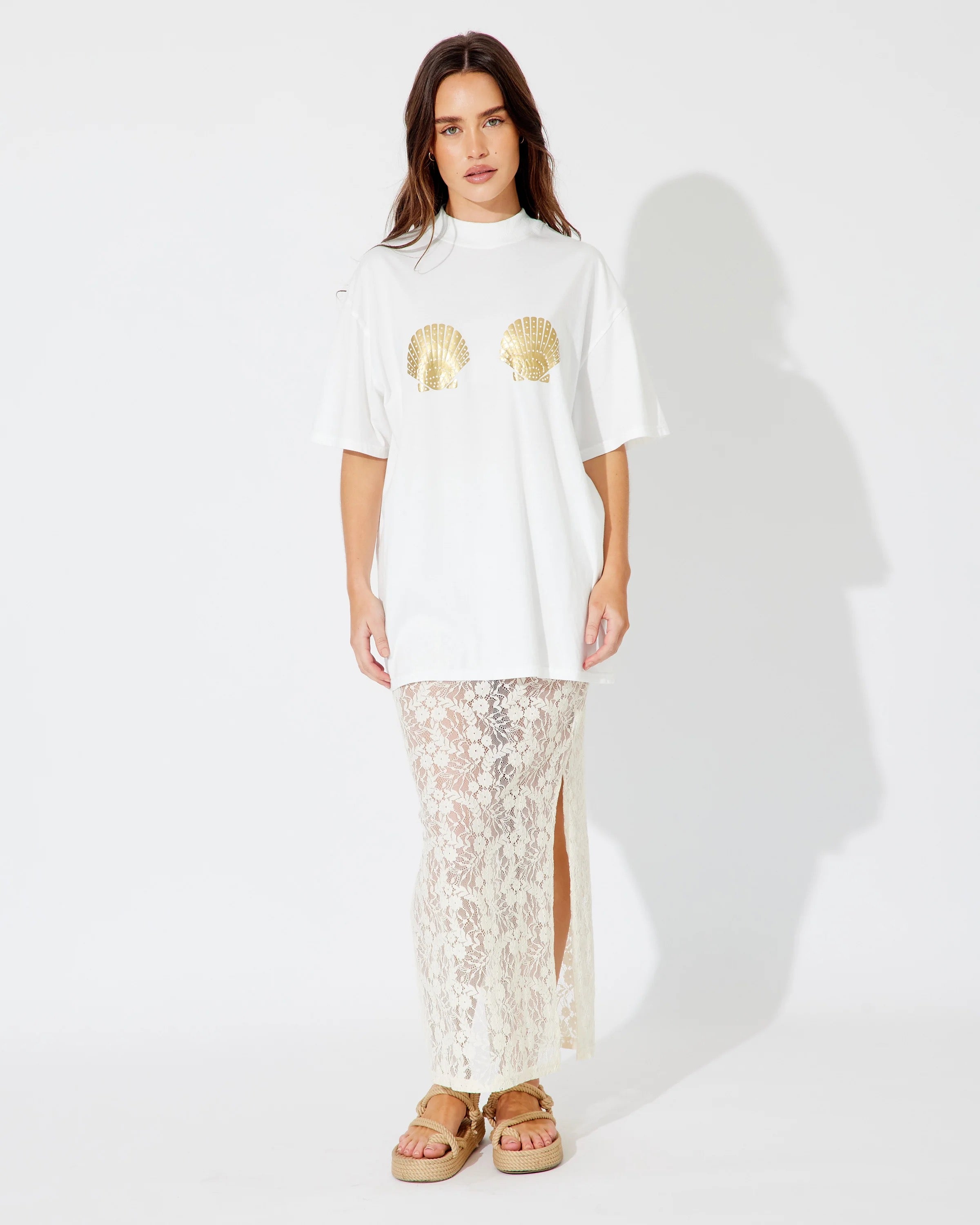 ORIANA SHELL TEE