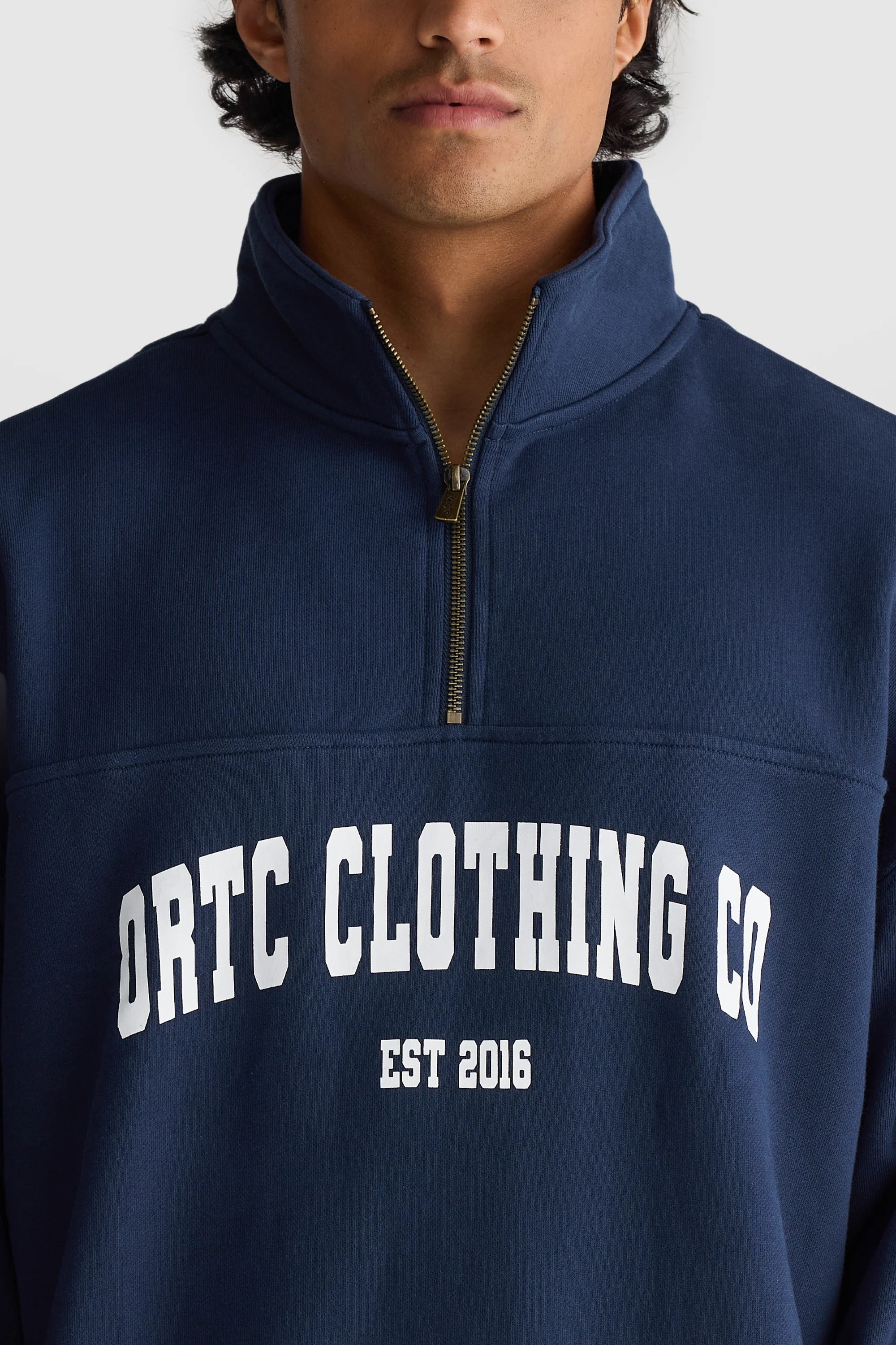 COLLEGE LOGO QUARTER ZIP