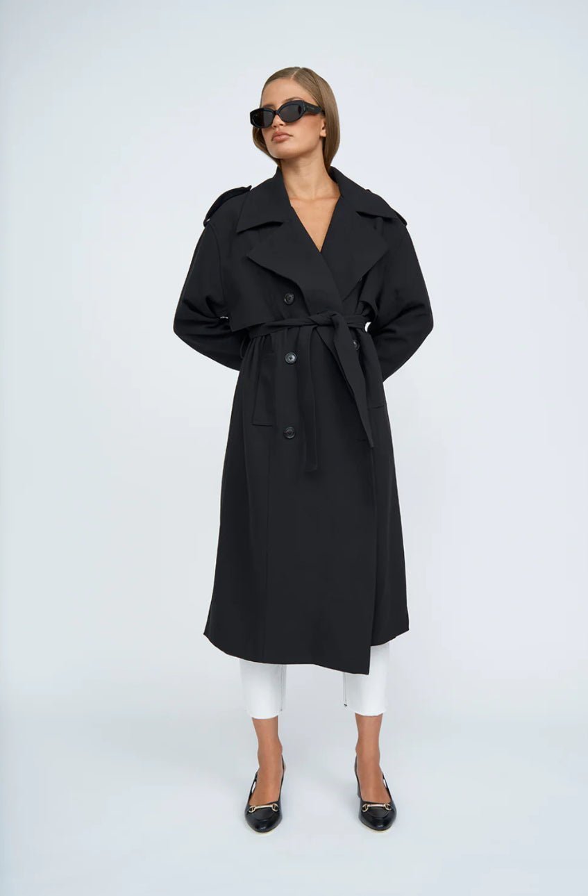 BLAIR BELTED TRENCH COAT - SUNDAY BEST TRADING CO