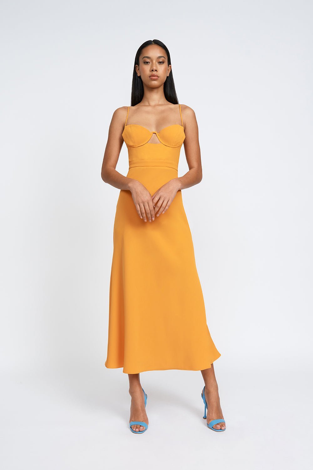 CALLIA WIRE MIDI DRESS - SUNDAY BEST TRADING CO