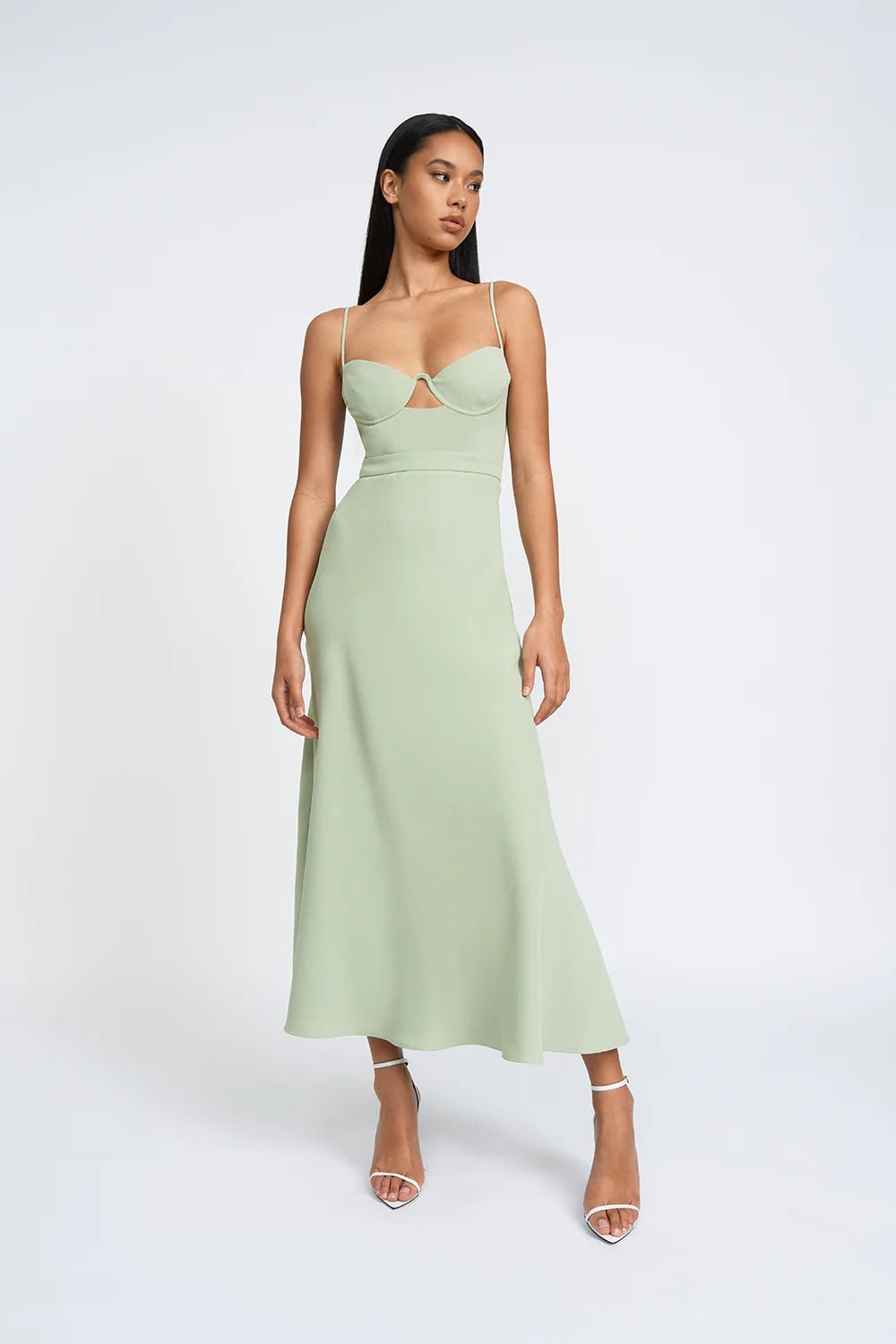 CALLIA WIRE MIDI DRESS - SUNDAY BEST TRADING CO