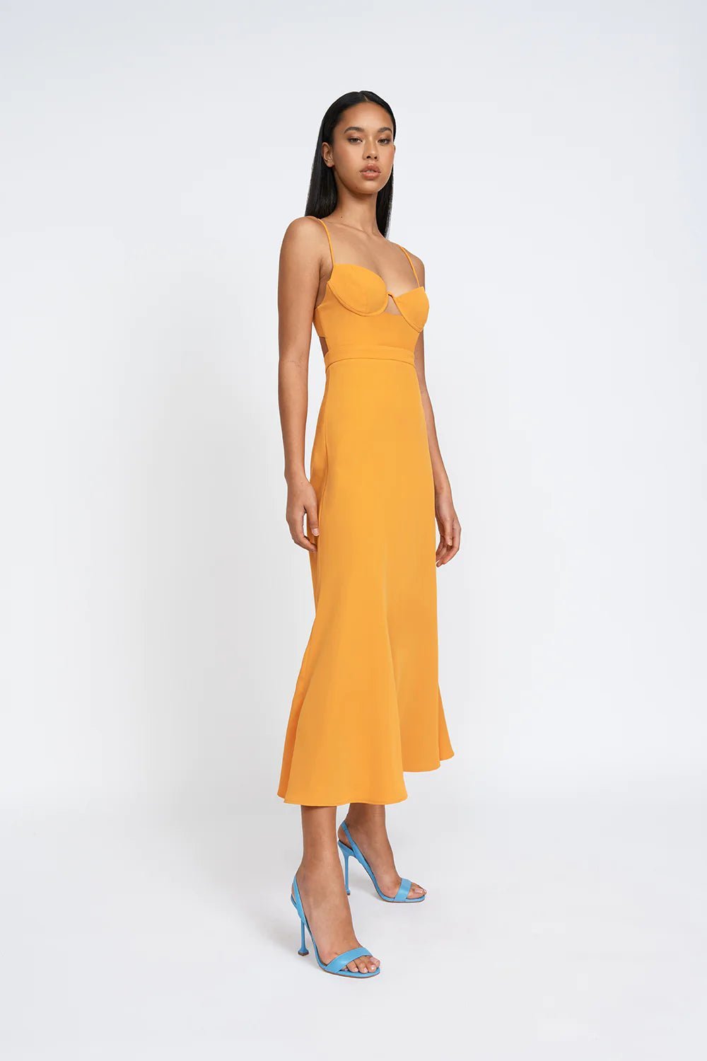 CALLIA WIRE MIDI DRESS - SUNDAY BEST TRADING CO