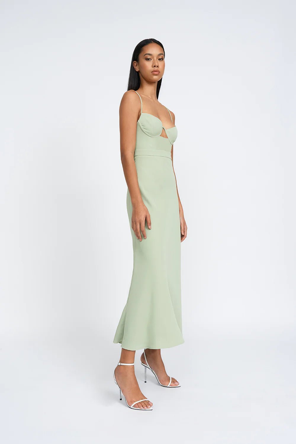 CALLIA WIRE MIDI DRESS - SUNDAY BEST TRADING CO