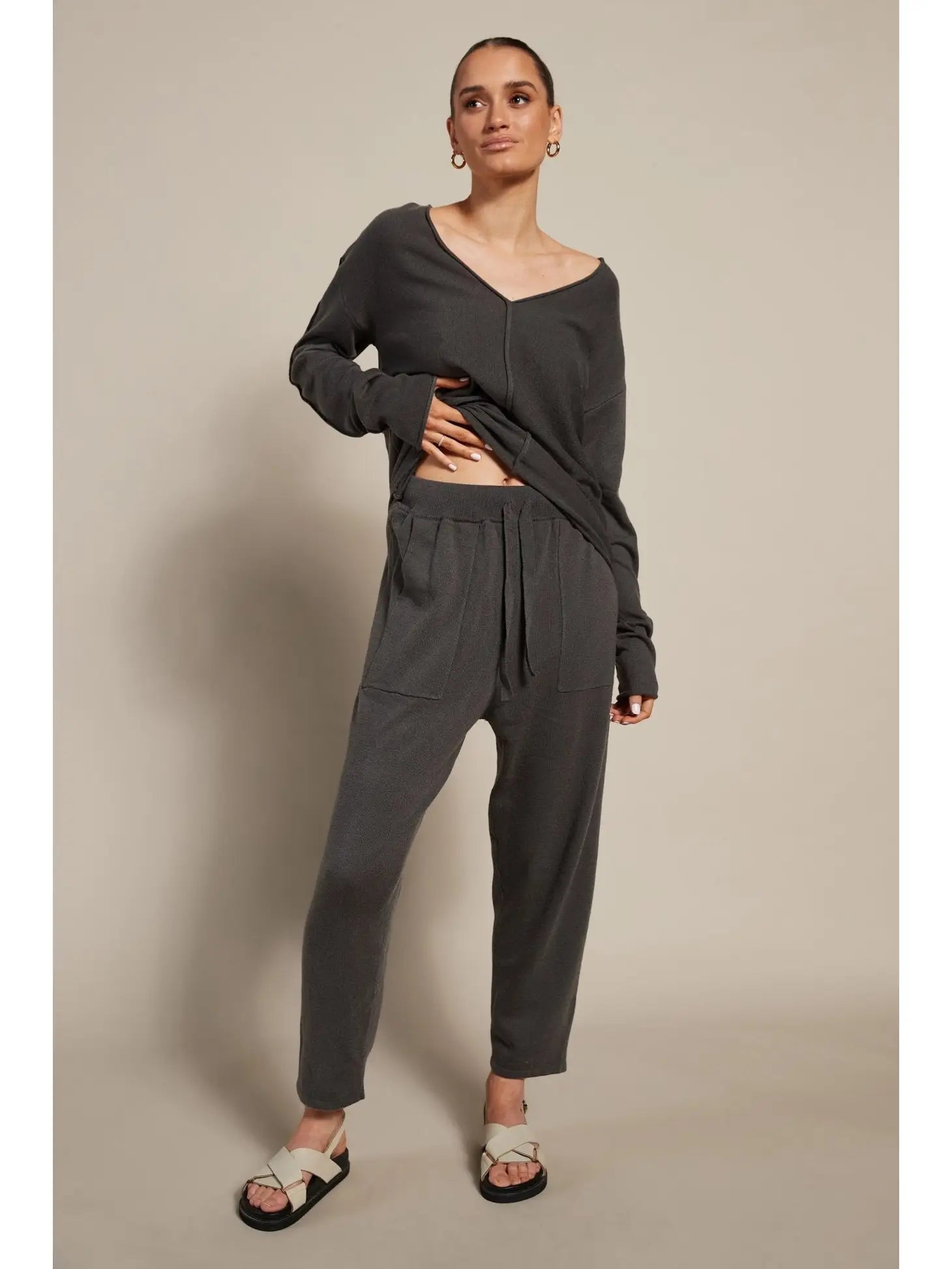 CHLOE KNIT LOUNGE PANT - SUNDAY BEST TRADING CO