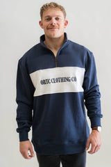 CLASSIC LOGO QUARTER ZIP - SUNDAY BEST TRADING CO