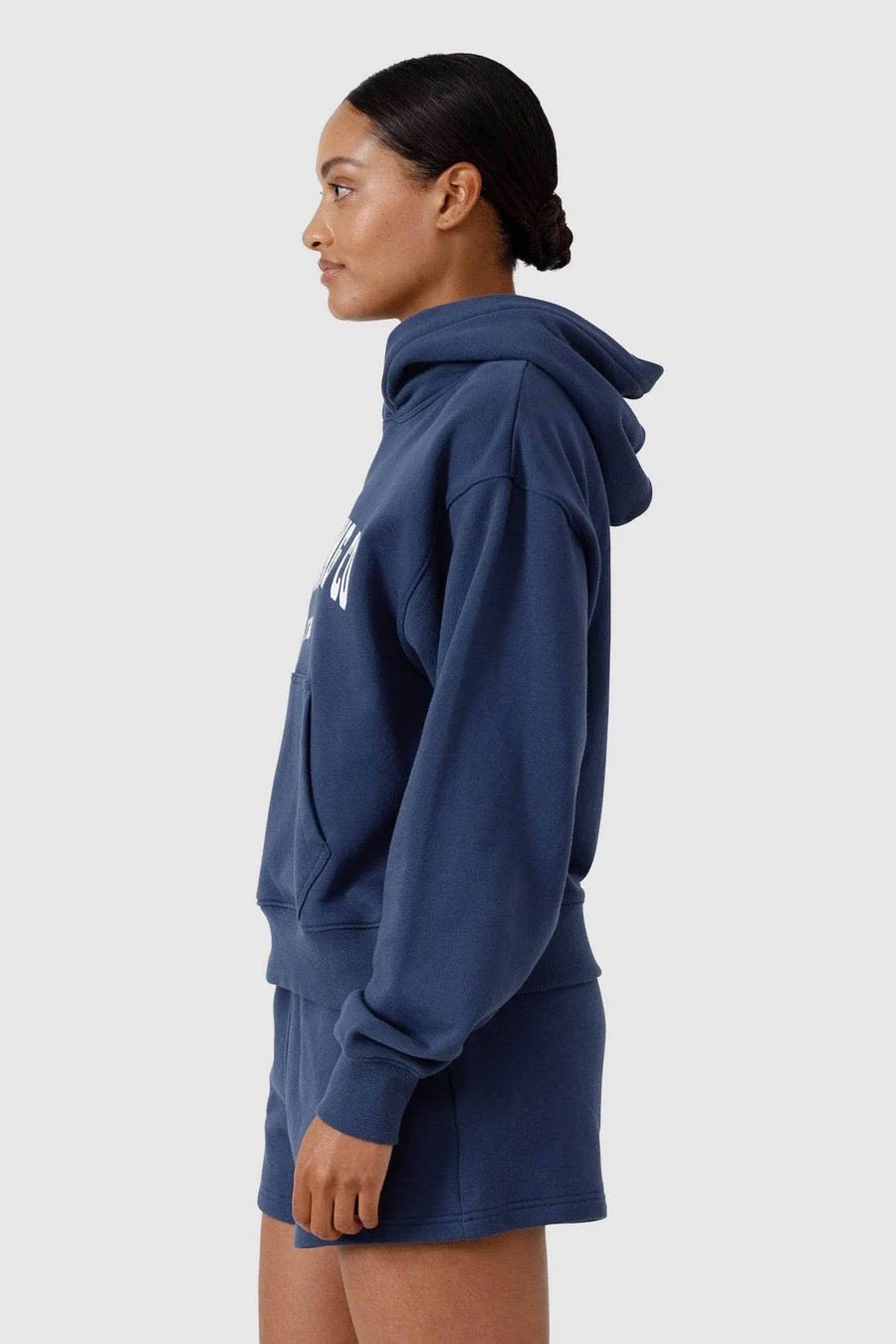 COLLEGE HOODIE NAVY - SUNDAY BEST TRADING CO