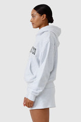 COLLEGE HOODIE WHITE MARLE - SUNDAY BEST TRADING CO
