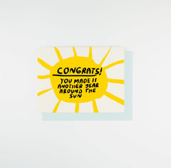 CONGRATS BIRTHDAY CARD - SUNDAY BEST TRADING CO