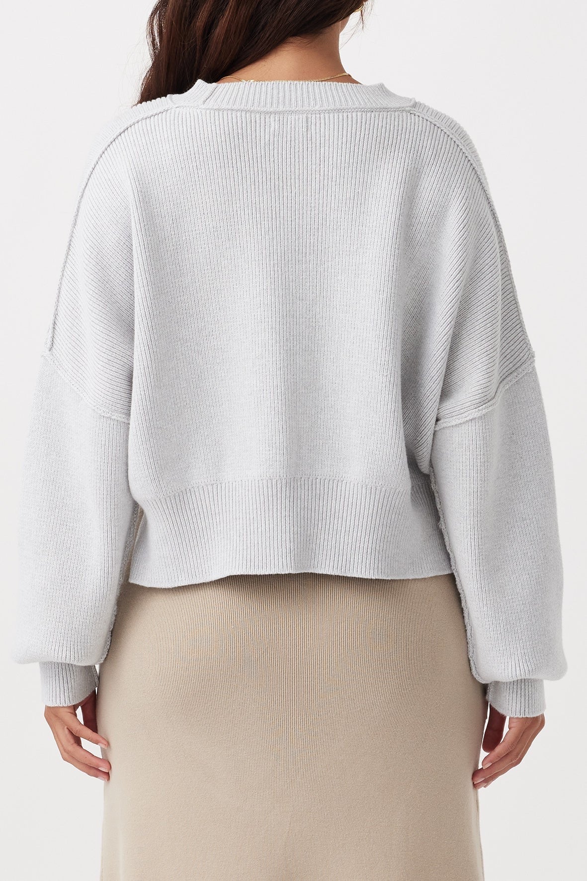 HARLO CROPPED SWEATER - SUNDAY BEST TRADING CO