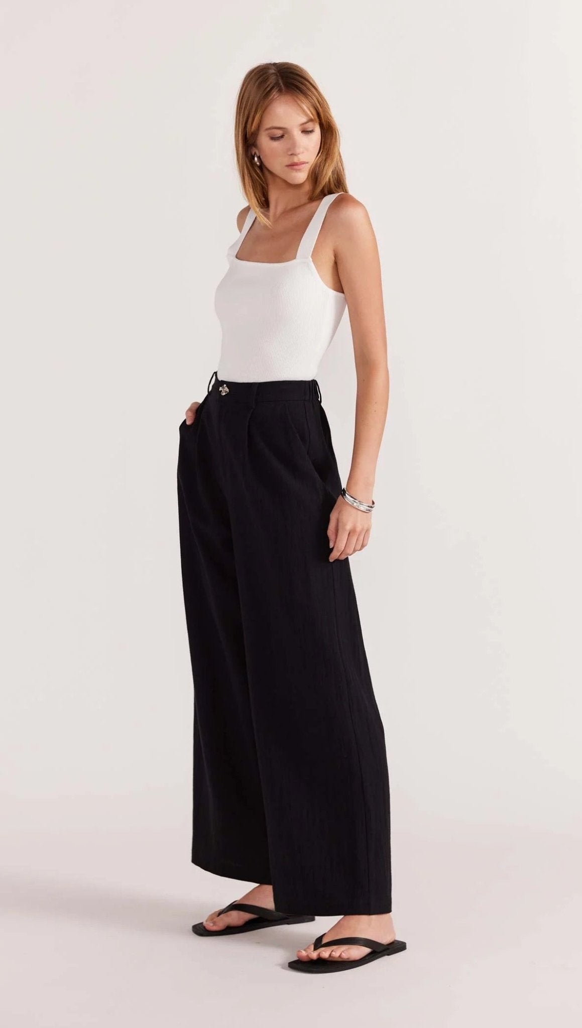 HARPER WIDE LEG PANTS - SUNDAY BEST TRADING CO