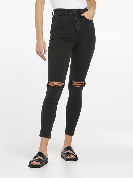 HIGH LICKS CROP JEANS - SUNDAY BEST TRADING CO