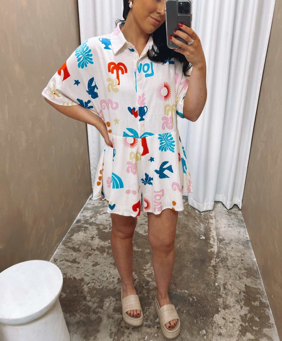 HOLLY PRINT PLAYSUIT - SUNDAY BEST TRADING CO