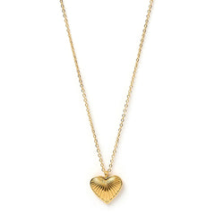 JASMINE GOLD HEART NECKLACE - SUNDAY BEST TRADING CO