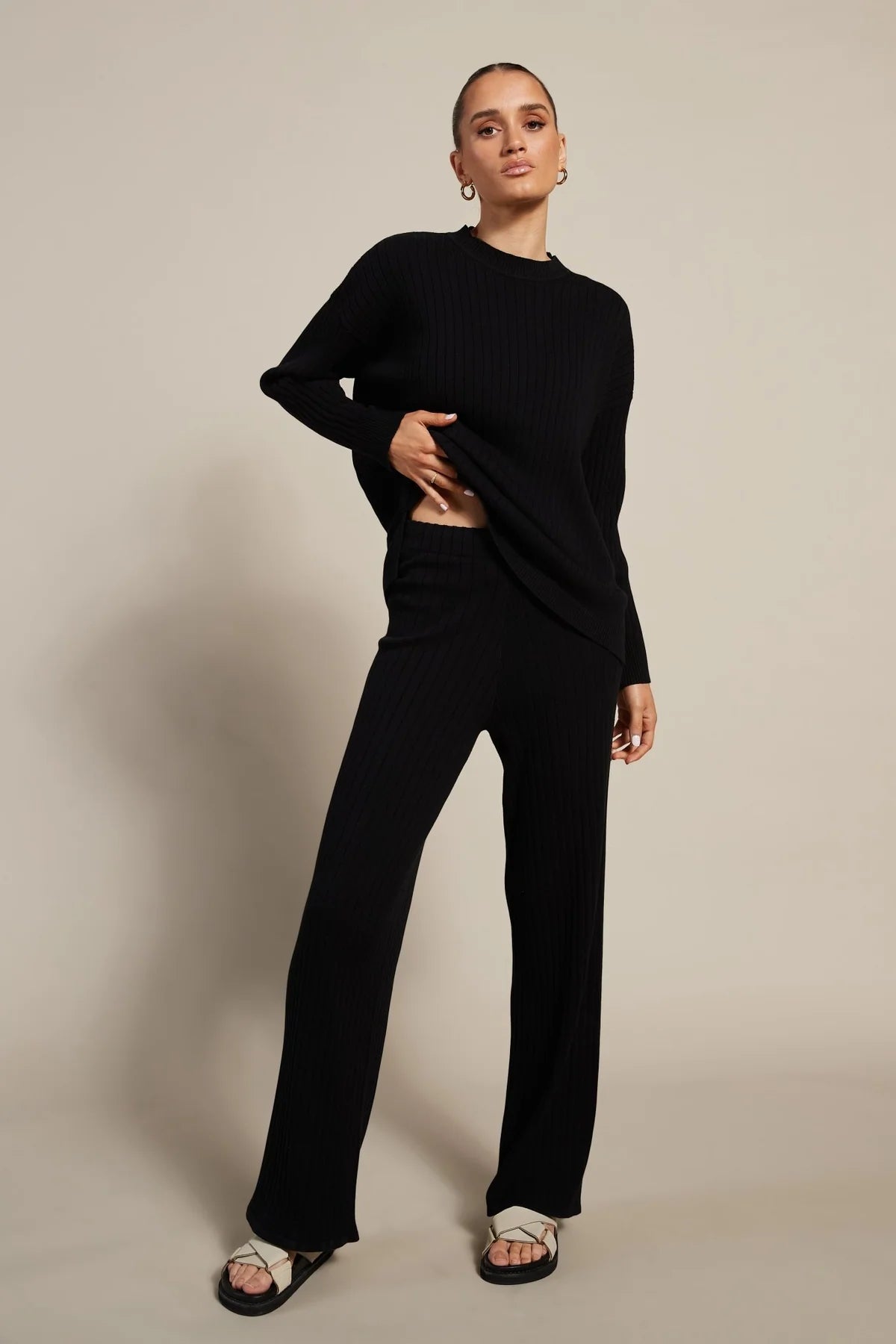 KAYLA KNIT PANT - SUNDAY BEST TRADING CO