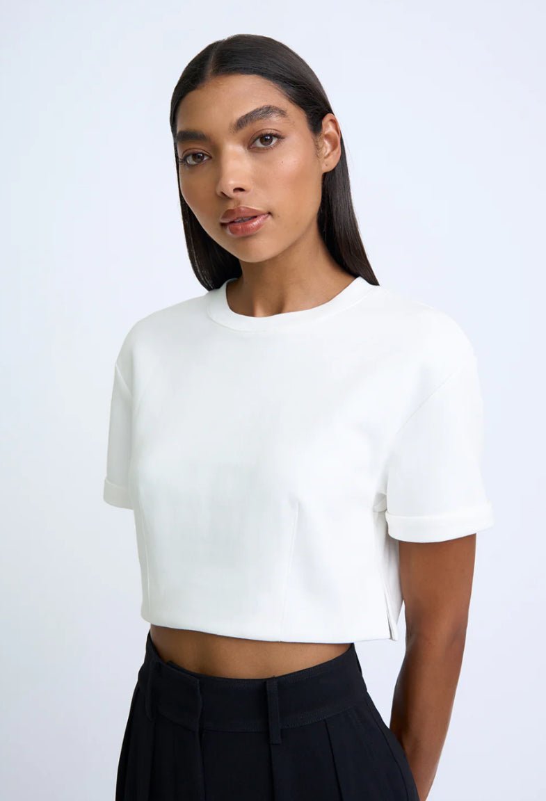 KEL CROP TEE - SUNDAY BEST TRADING CO