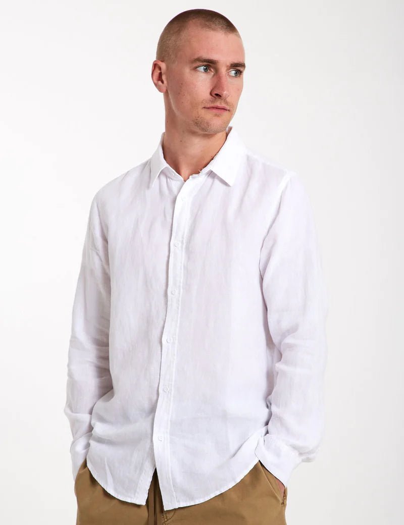 LINEN LONG SLEEVE SHIRT - SUNDAY BEST TRADING CO