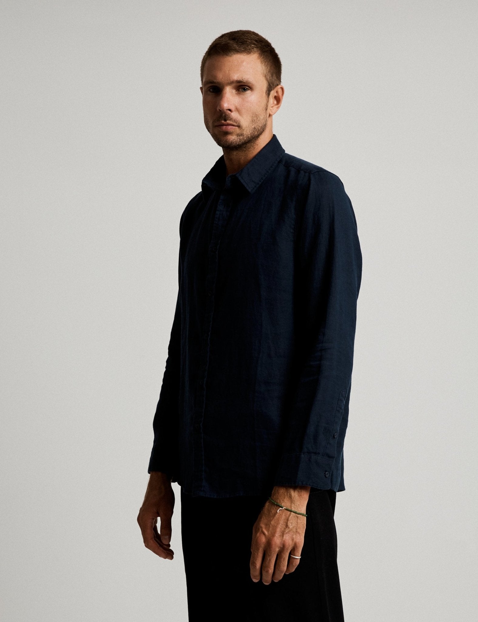 LINEN LONG SLEEVE SHIRT - SUNDAY BEST TRADING CO