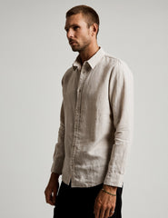 LINEN LONG SLEEVE SHIRT - SUNDAY BEST TRADING CO