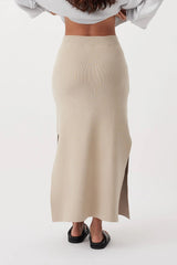 LOU SKIRT TAUPE - SUNDAY BEST TRADING CO