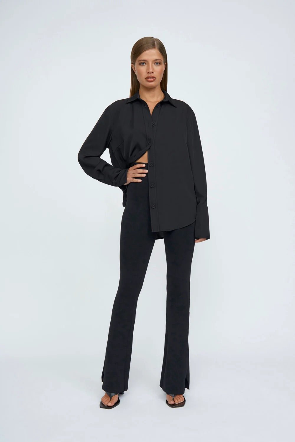 MODERN TWILL BLOUSE - SUNDAY BEST TRADING CO