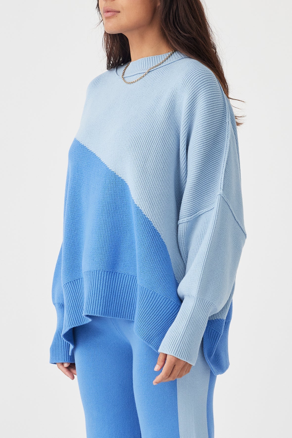 NEO SWEATER AZURE BLUE - SUNDAY BEST TRADING CO