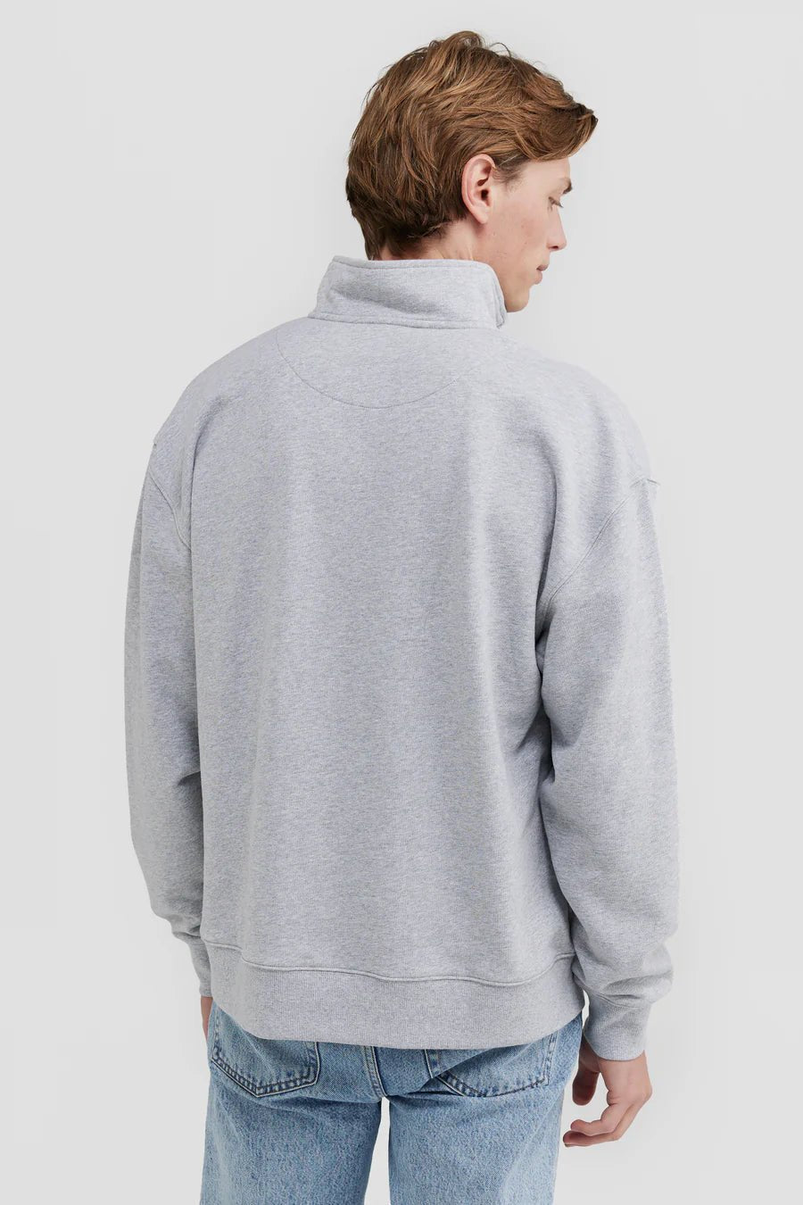 OVERSIZED LOGO QUARTER ZIP - SUNDAY BEST TRADING CO