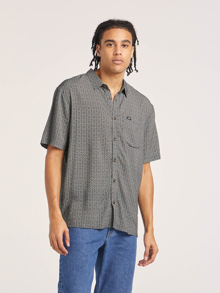 RAMBLER SHIRT NAVY TILE - SUNDAY BEST TRADING CO