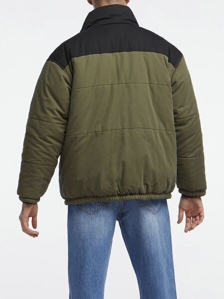 REVERSIBLE PUFFER OLIVE/BLACK - SUNDAY BEST TRADING CO