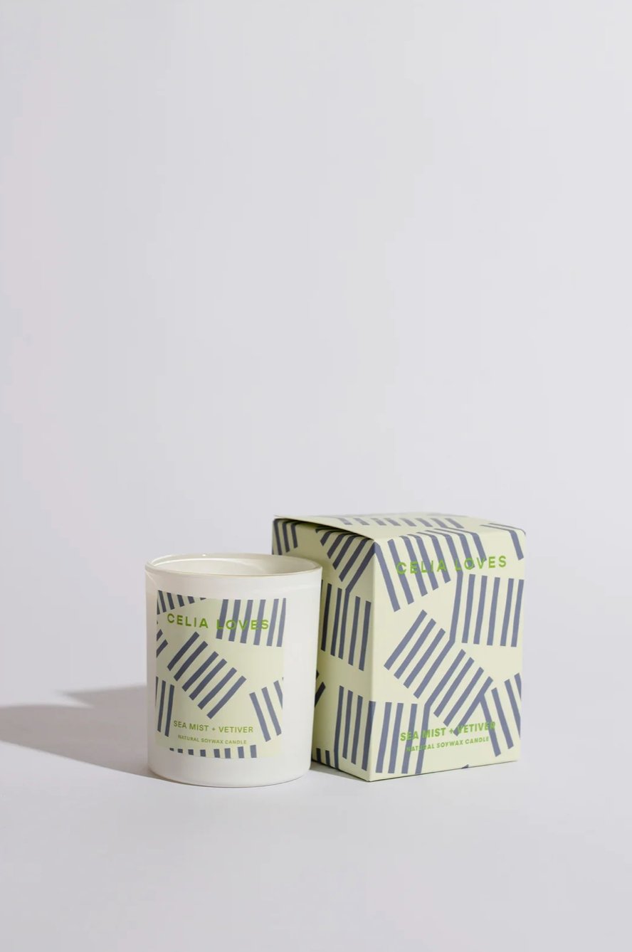 SEA MIST + VETIVER CANDLE - SUNDAY BEST TRADING CO