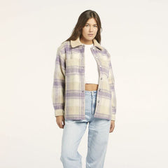 STROKES PLAID COAT LAVENDER FIELDS - SUNDAY BEST TRADING CO