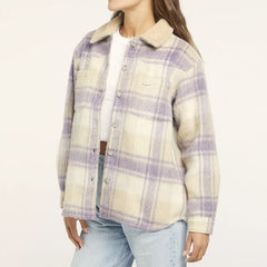 STROKES PLAID COAT LAVENDER FIELDS - SUNDAY BEST TRADING CO