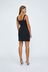 TWO STRAP SCOOP MINI DRESS - SUNDAY BEST TRADING CO