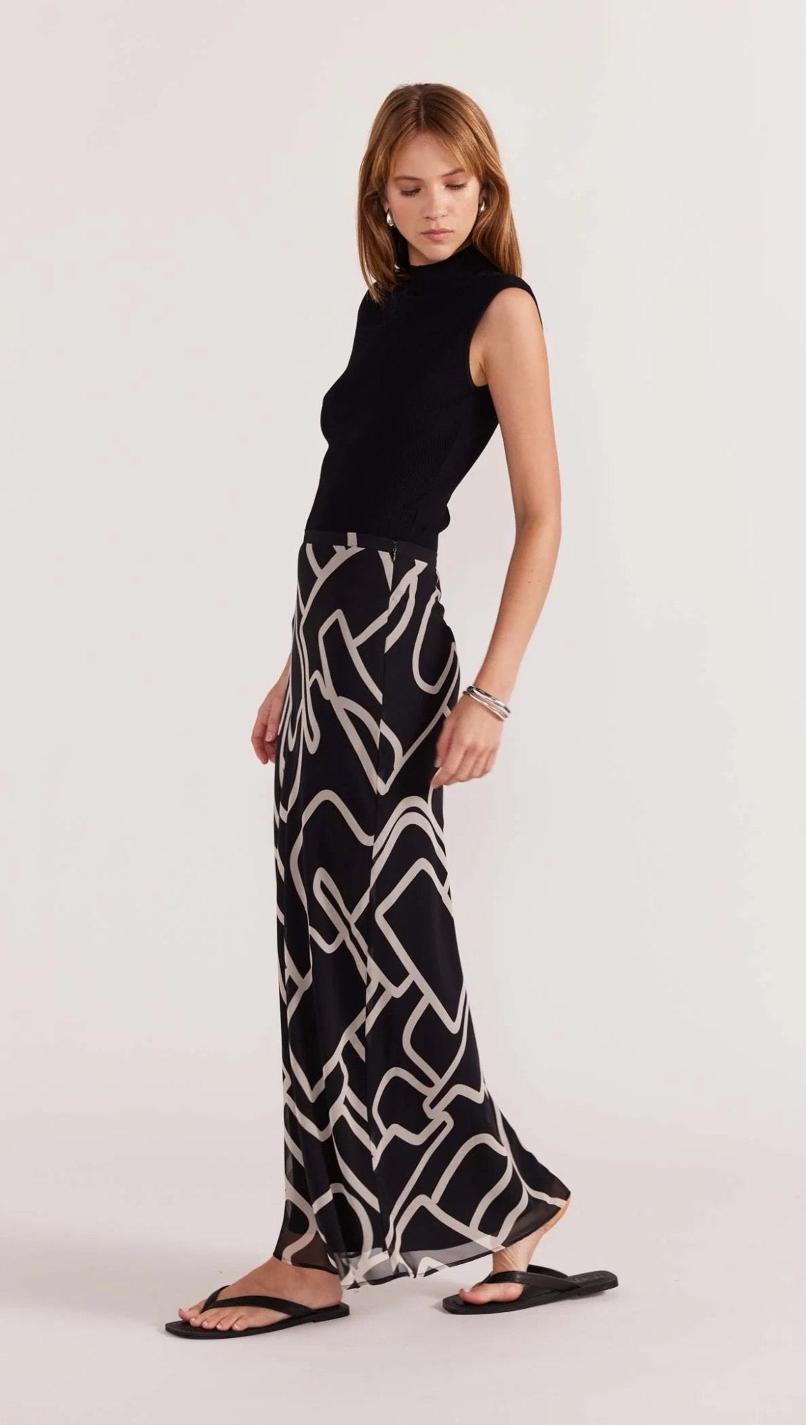 VENTO BIAS MAXI SKIRT - SUNDAY BEST TRADING CO