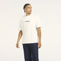 CORE SERIF BAGGY TEE VINTAGE WHITE - SUNDAY BEST TRADING CO