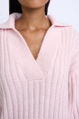 COSMIC KNIT SWEATER SOFT PINK - SUNDAY BEST TRADING CO